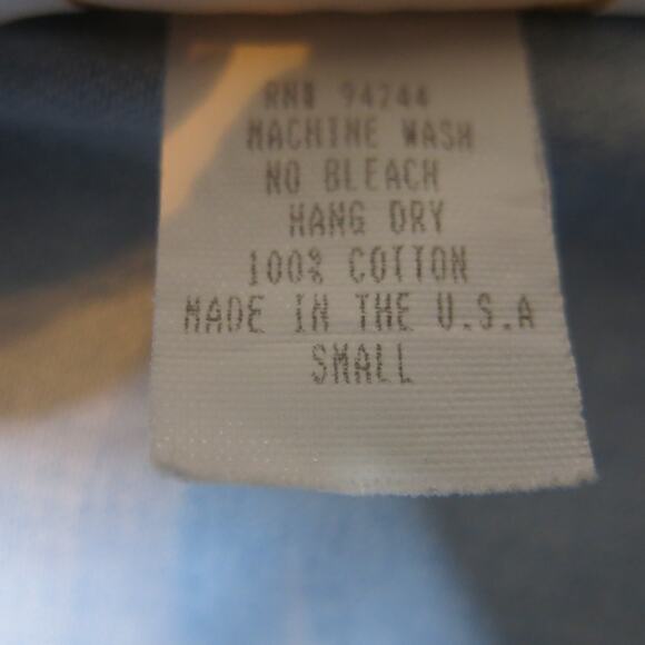 VINTAGE TIA DESIGNS Denim Jean Shirt 1950's Theme Size S Women's Rock n Roll - Picture 9 of 11